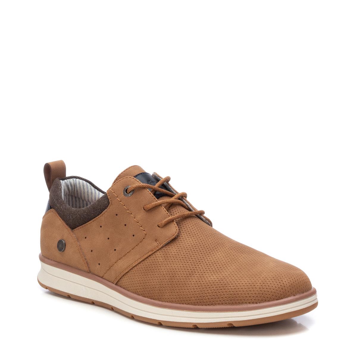 Chaussure Plaine Décontractée Lacets camel, REFRESH