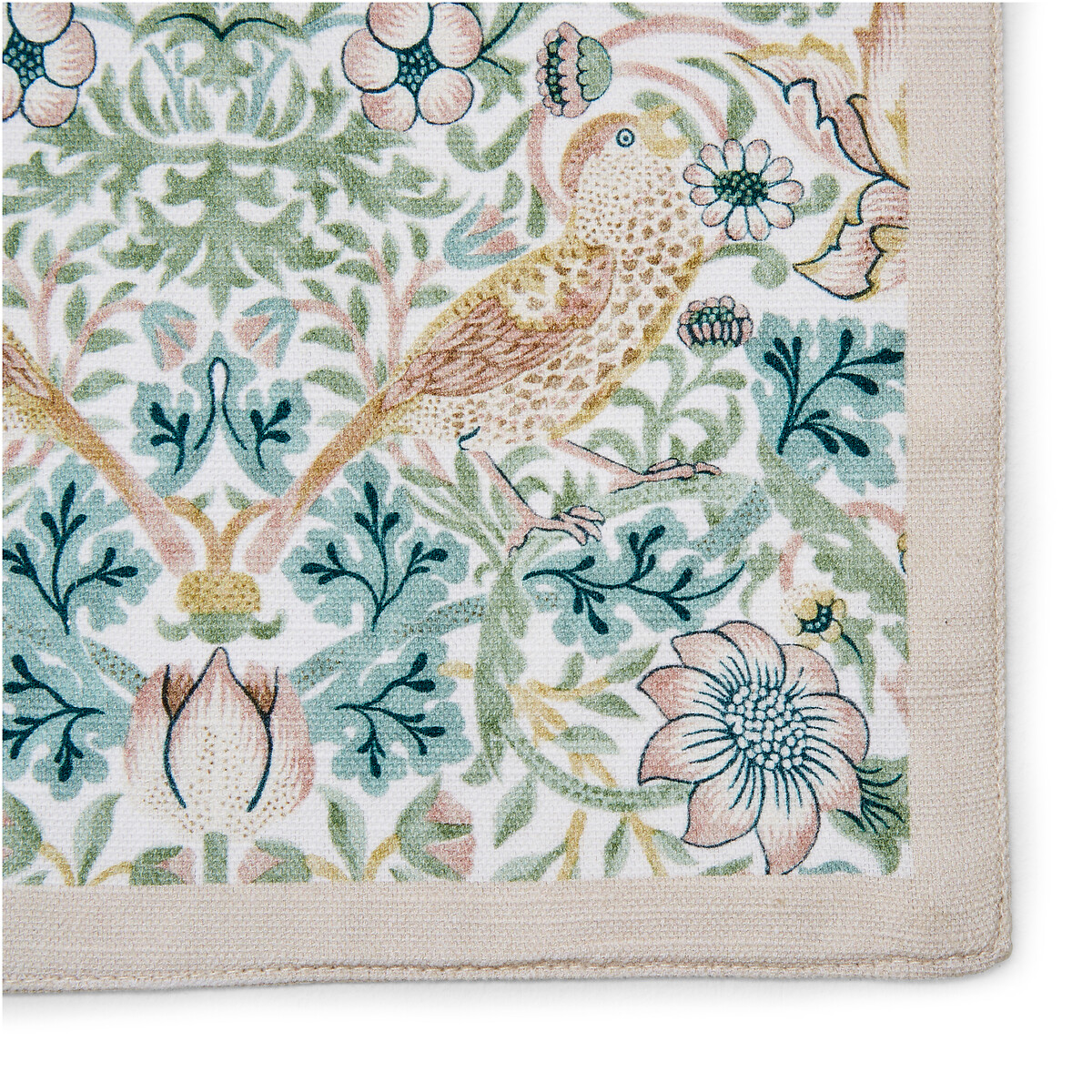 Set of 2 Morris & Co. Strawberry Thief Napkins multi-coloured, MORRIS & CO.