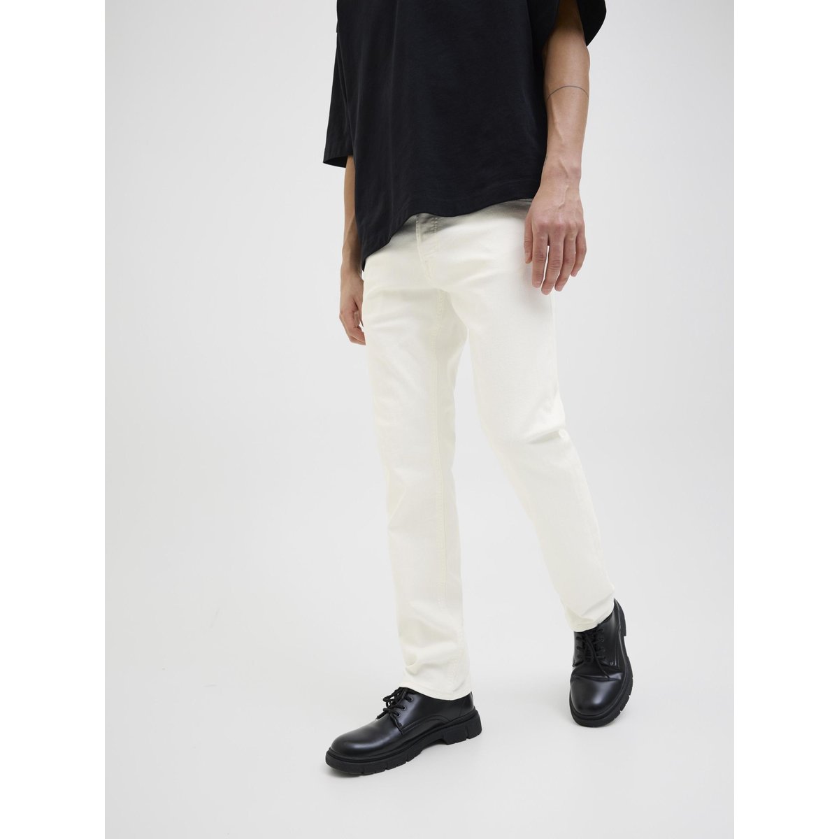 Jean Slim white denim, JACK & JONES