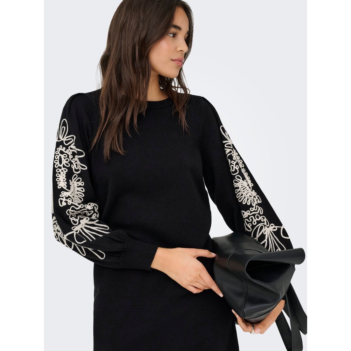 Robe En Maille black 1, ONLY