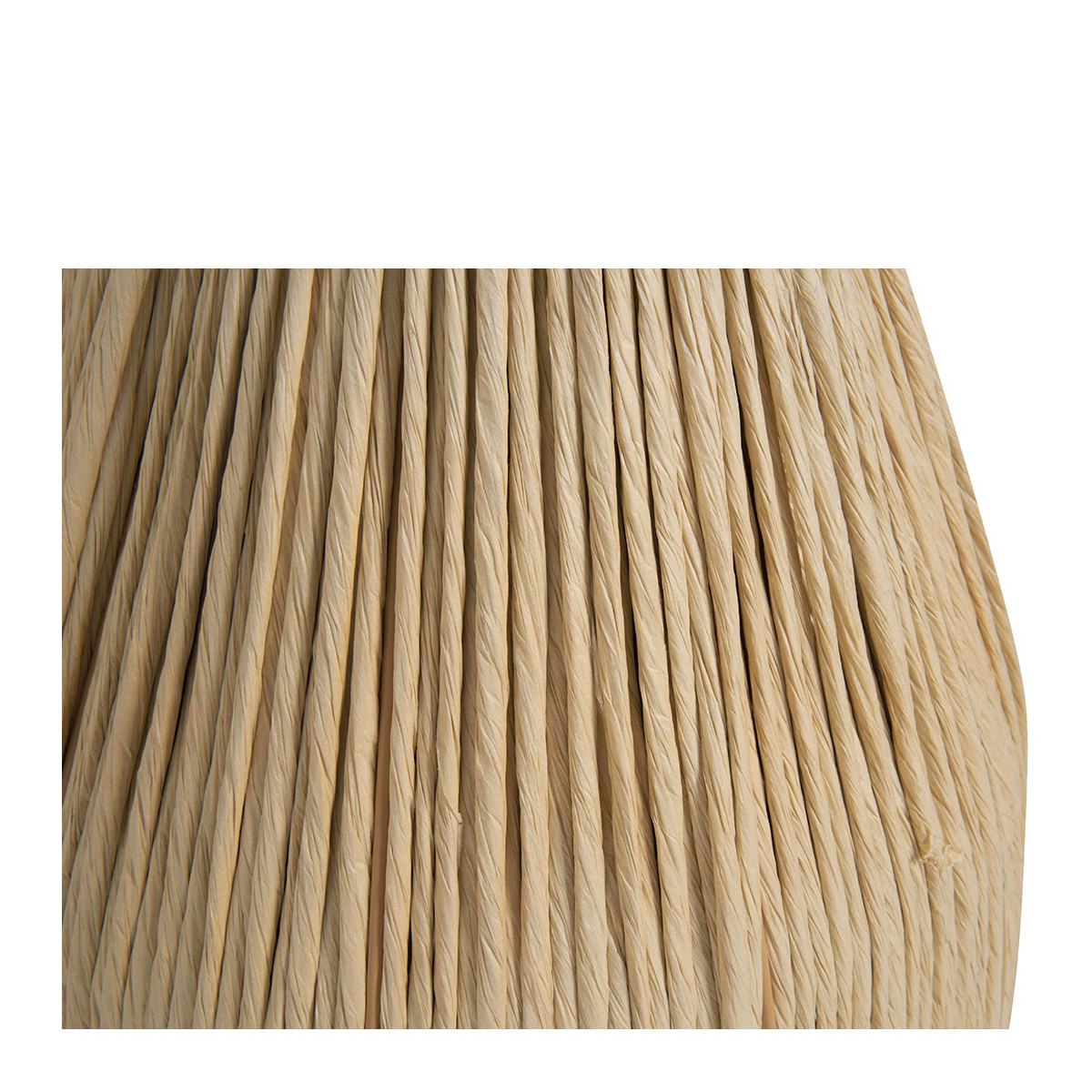 Vase MYA rotin naturel, BLANC D’IVOIRE
