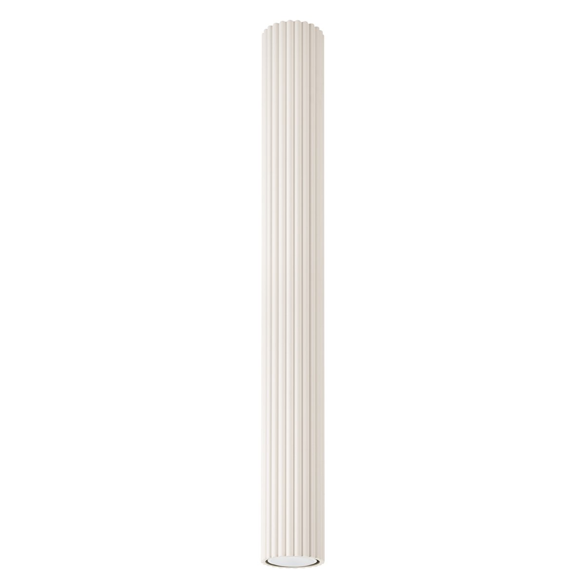 Plafonnier Aluminium Beige GU10 1 Karbon 60 beige, EDEN