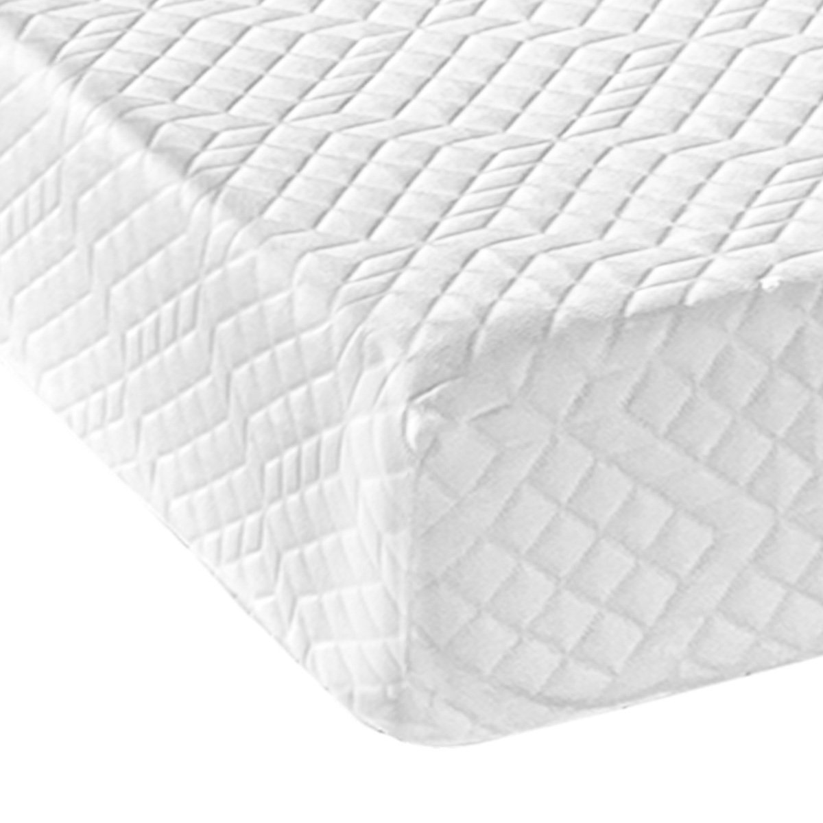 Matelas Mousse Absolu 140x200 cm Accueil Mémoire de forme blanc, BELLECOUR