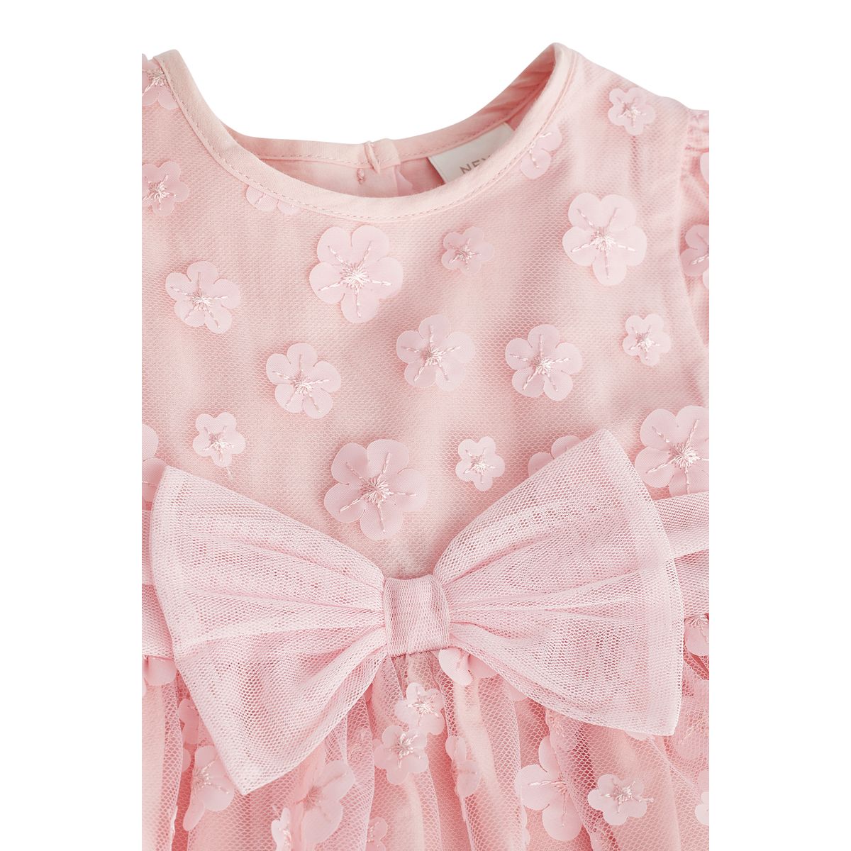 Robe bébé pour les grandes occasions fleurs 3d roses, NEXT