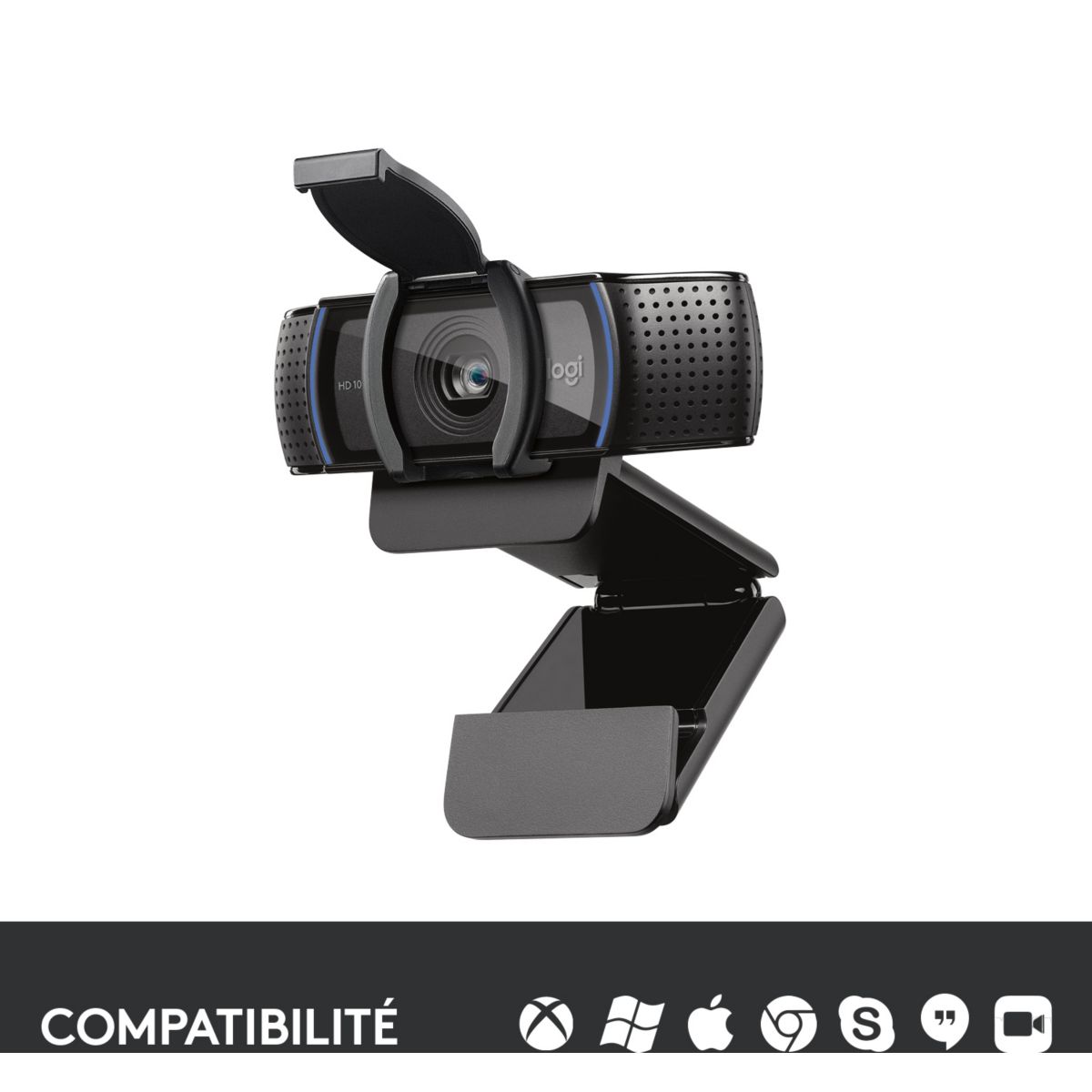 Webcam C920S PRO couleur unique, LOGITECH