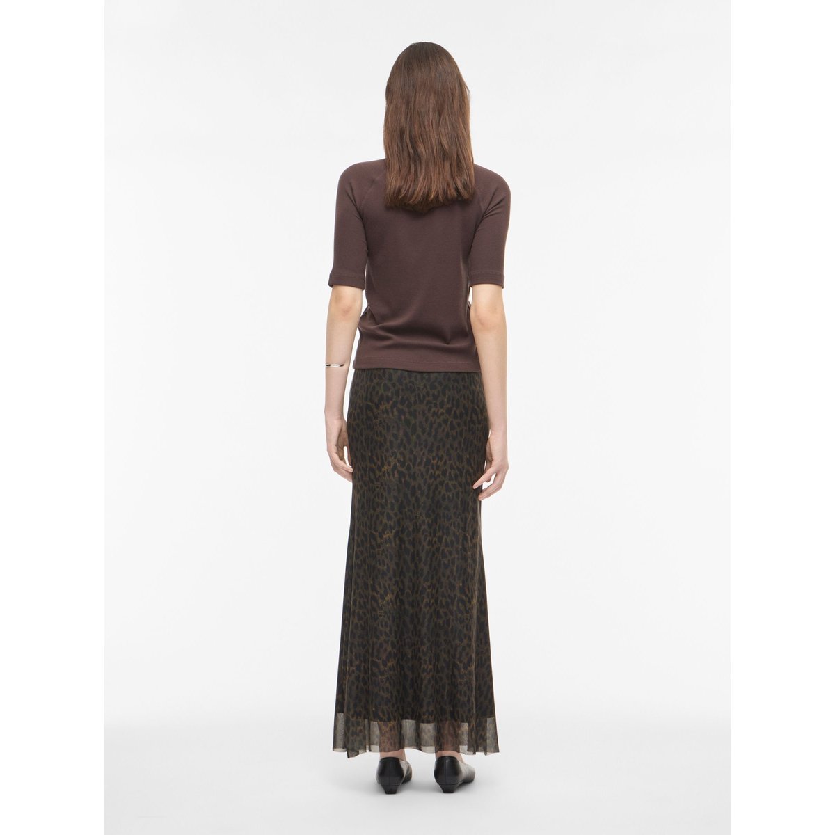 Jupe Longue marron - dull gold1, ROUGE EDIT