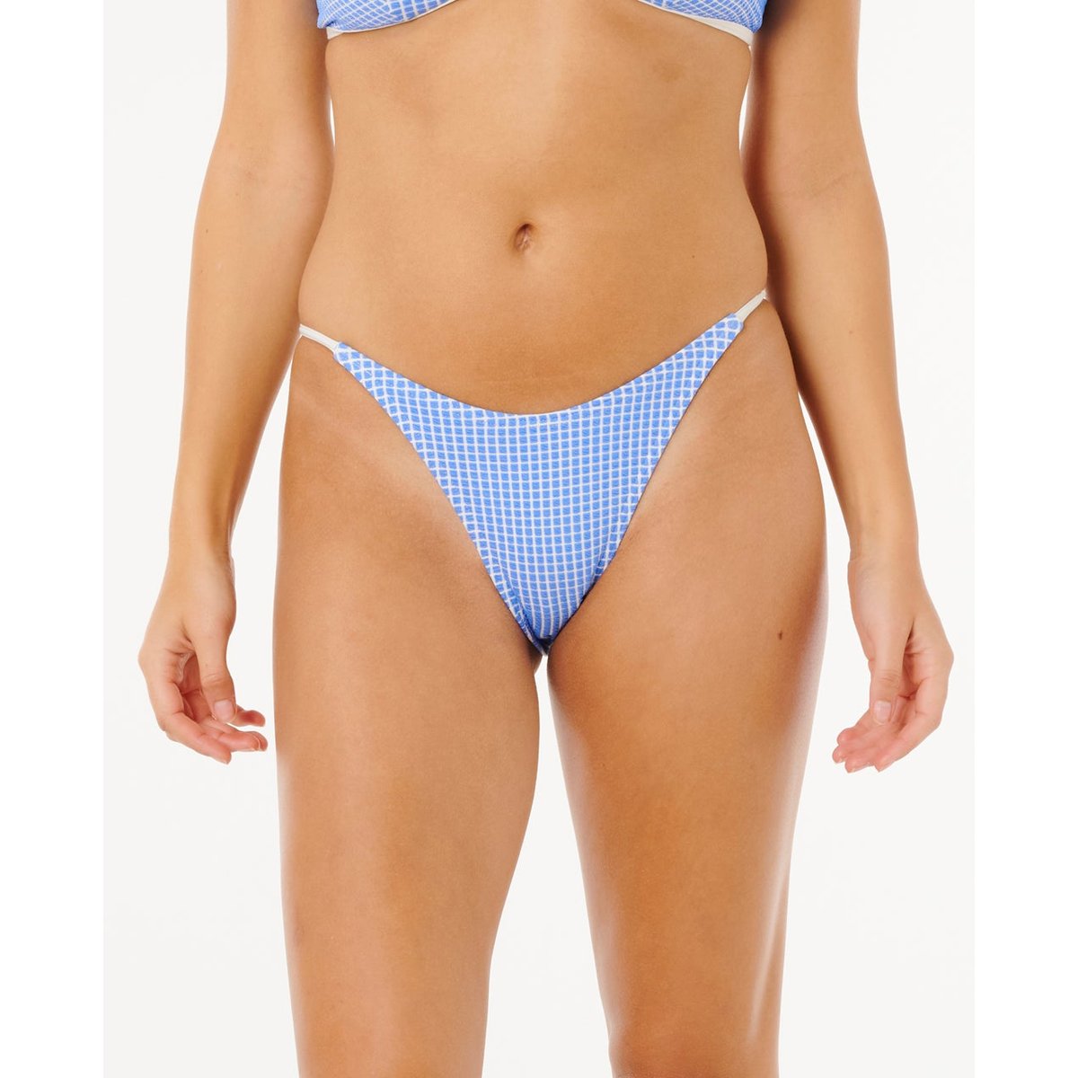 Bas de maillot de bain taille haute brésilien Poolside bleu, RIP CURL