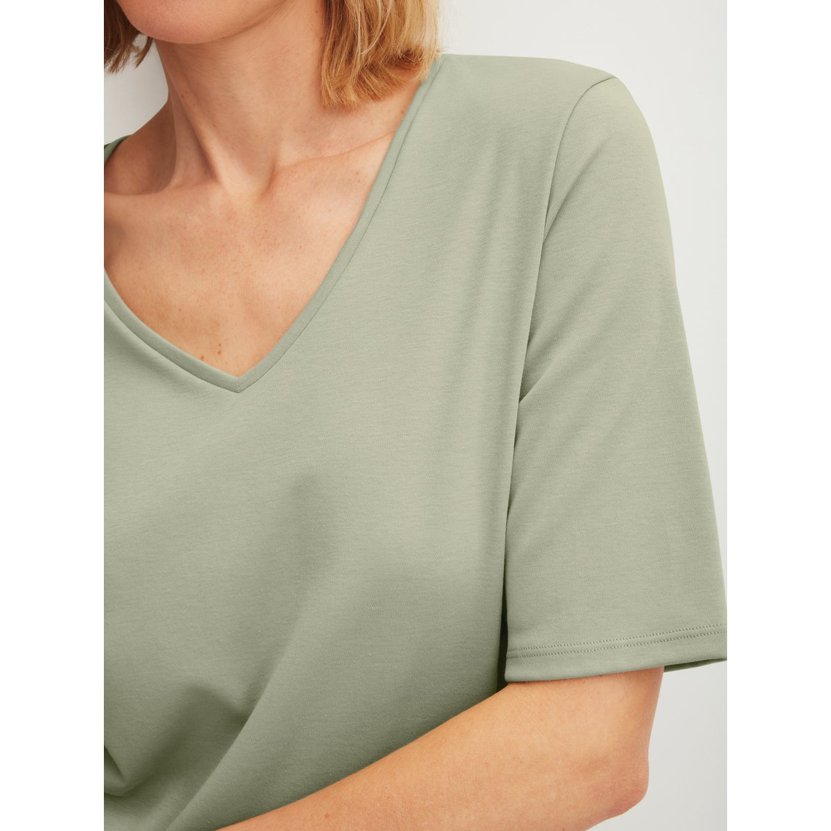 T-shirt à manches courtes manches courtes Coton FAVOURITES ARTS tea green, CALIDA
