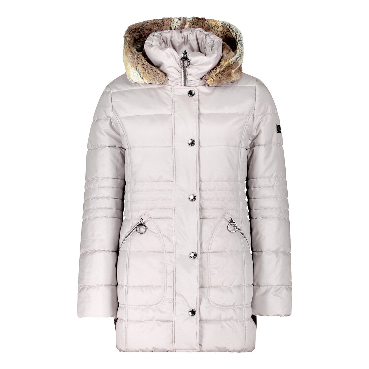 Veste outdoor à capuche amovible silver cloud, BETTY BARCLAY