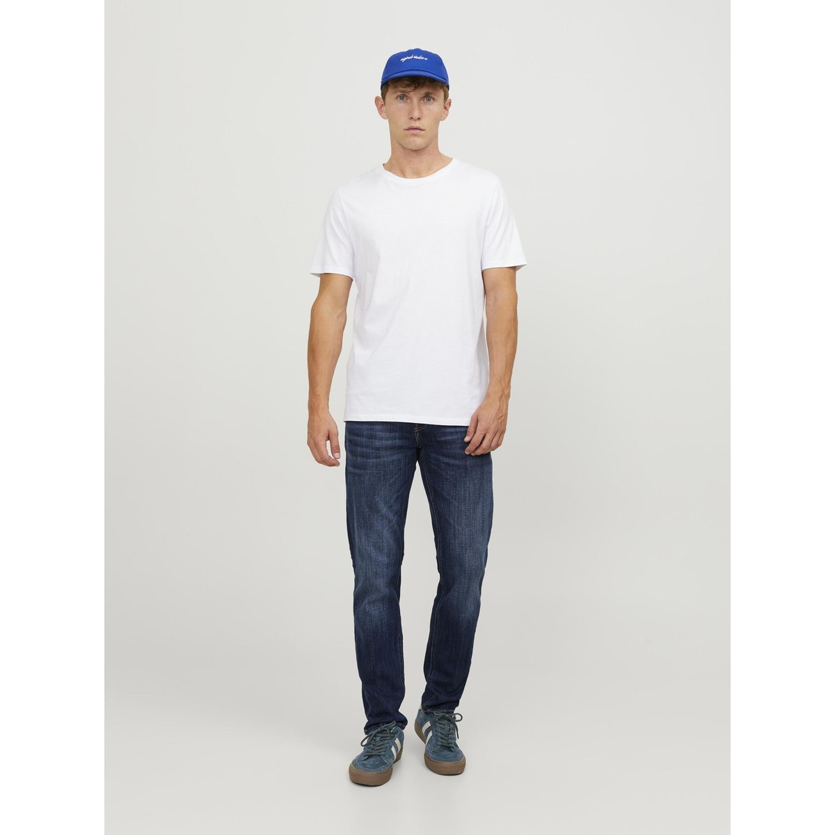 Jean Coupe Tapered blue denim, JACK & JONES
