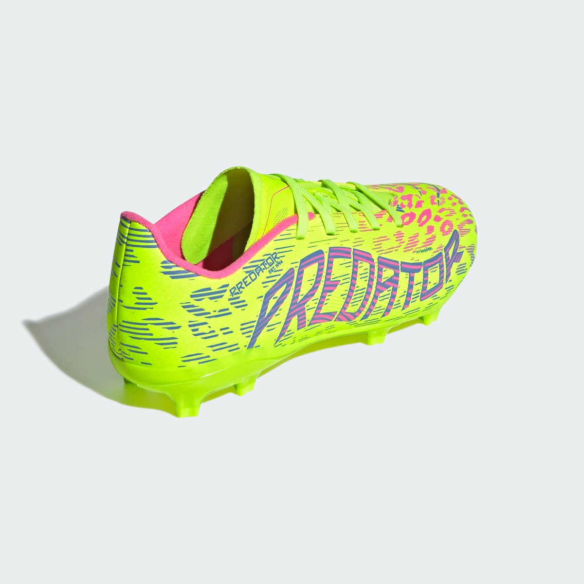 Chaussure Predator League Terrain souple/Multi-surfaces Enfants lucid lemon / blue fusion / lucid pink, adidas Performance
