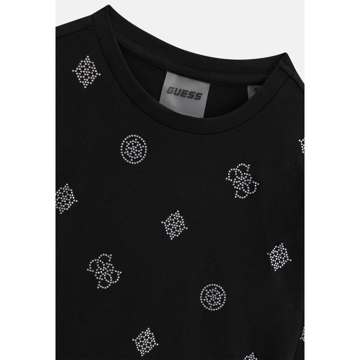 T-Shirt À Logo Imprimé Sur Toute La Surface noir, GUESS KIDS