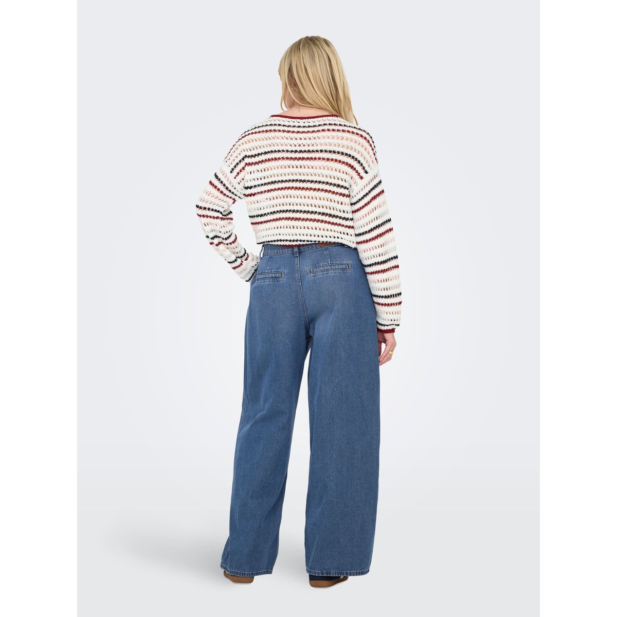 Jean À Jambe Large medium blue denim, ONLY