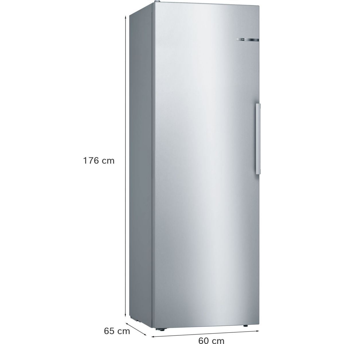 Réfrigérateur 1 porte KSV33VLEP inox, BOSCH
