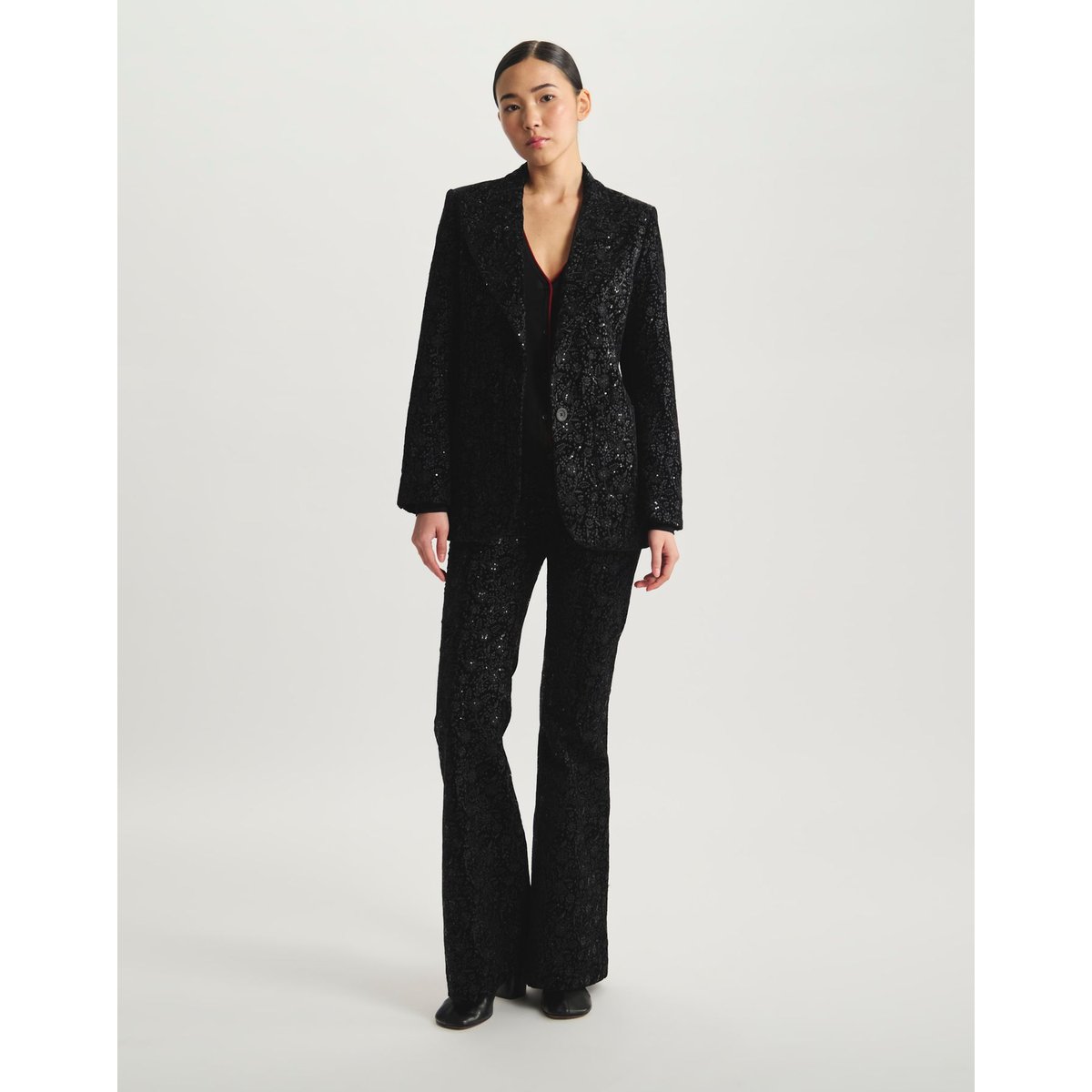 Veste Thadée noir, INES DE LA FRESSANGE PARIS