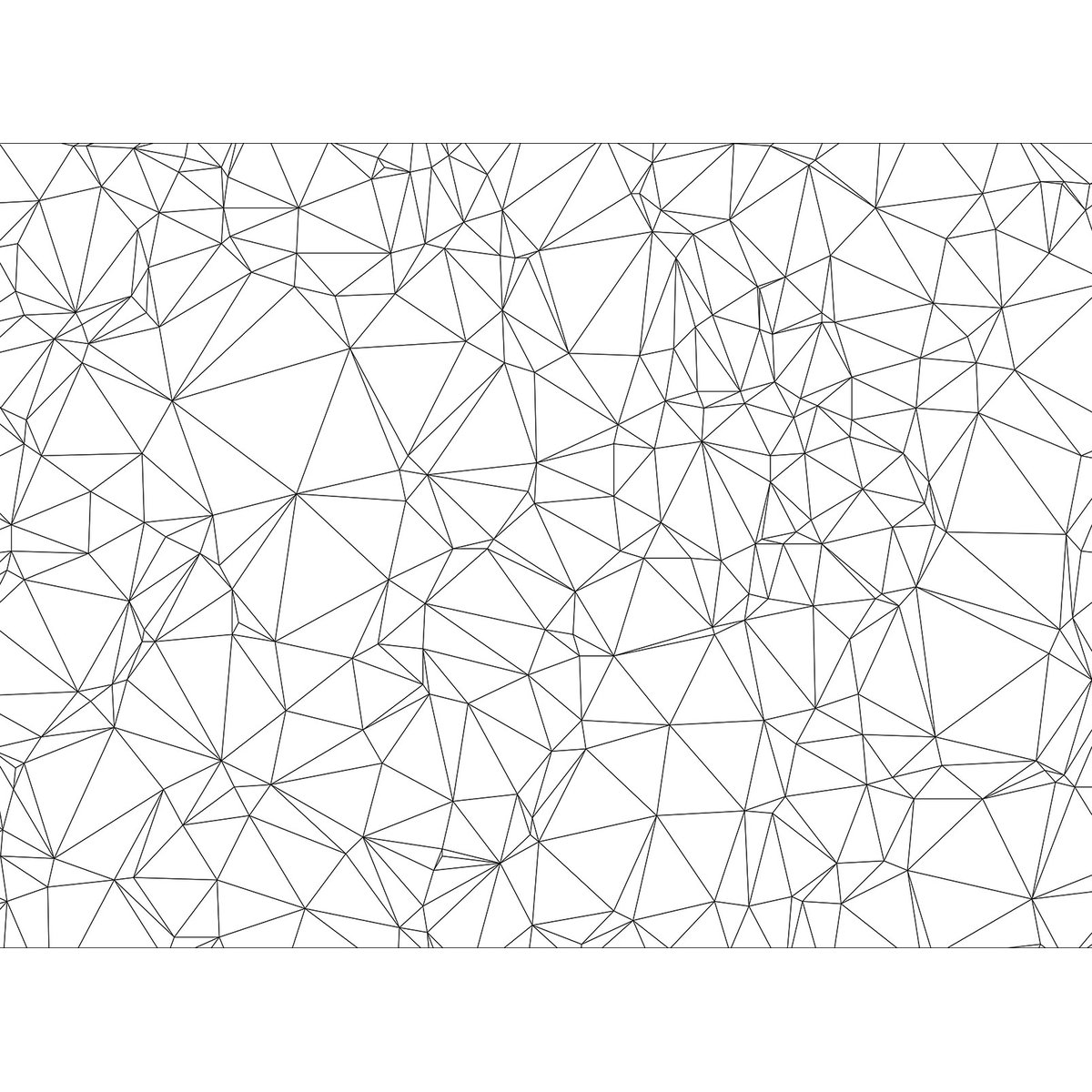 Papier peint polygonal intissé, HEXOA