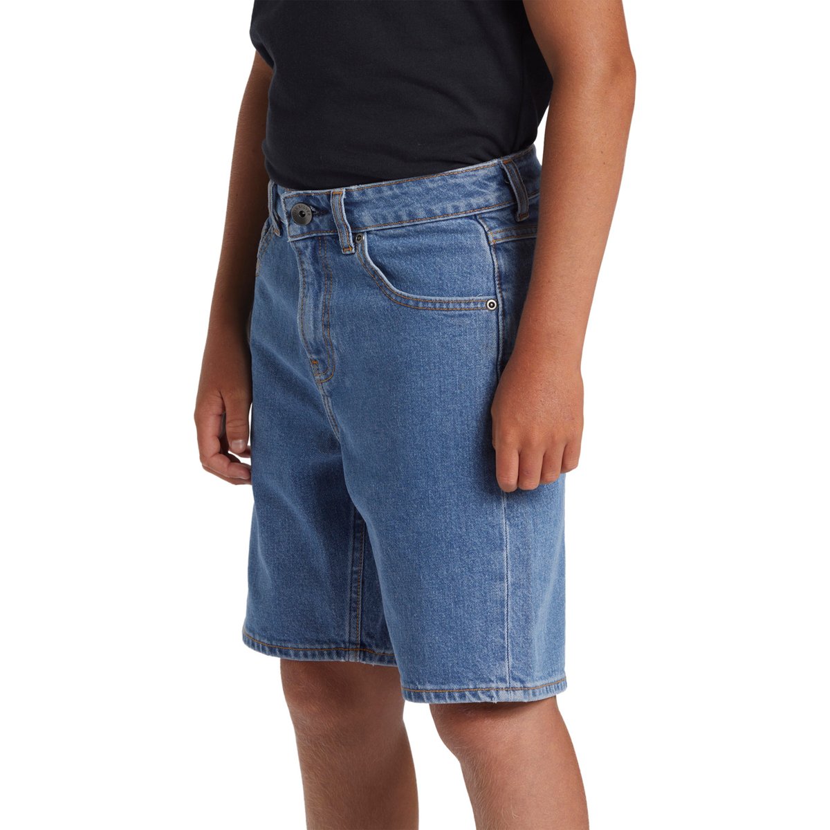 Short en jean baggy SATURN bleu 2001 stone wash, QUIKSILVER