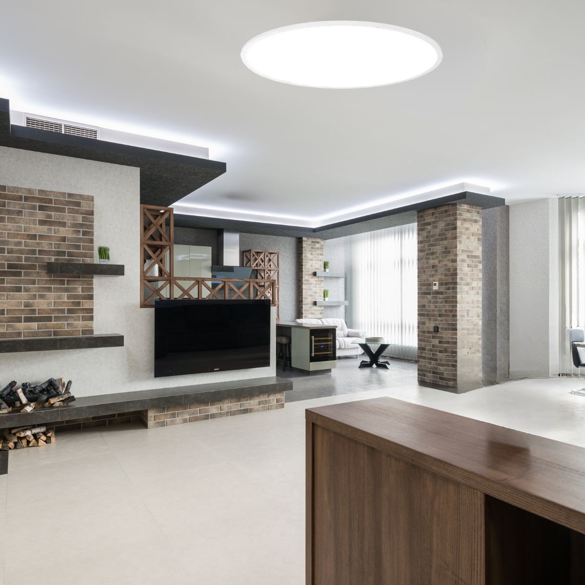 Plafonnier lumière chaude FLY blanc, IDEAL LUX