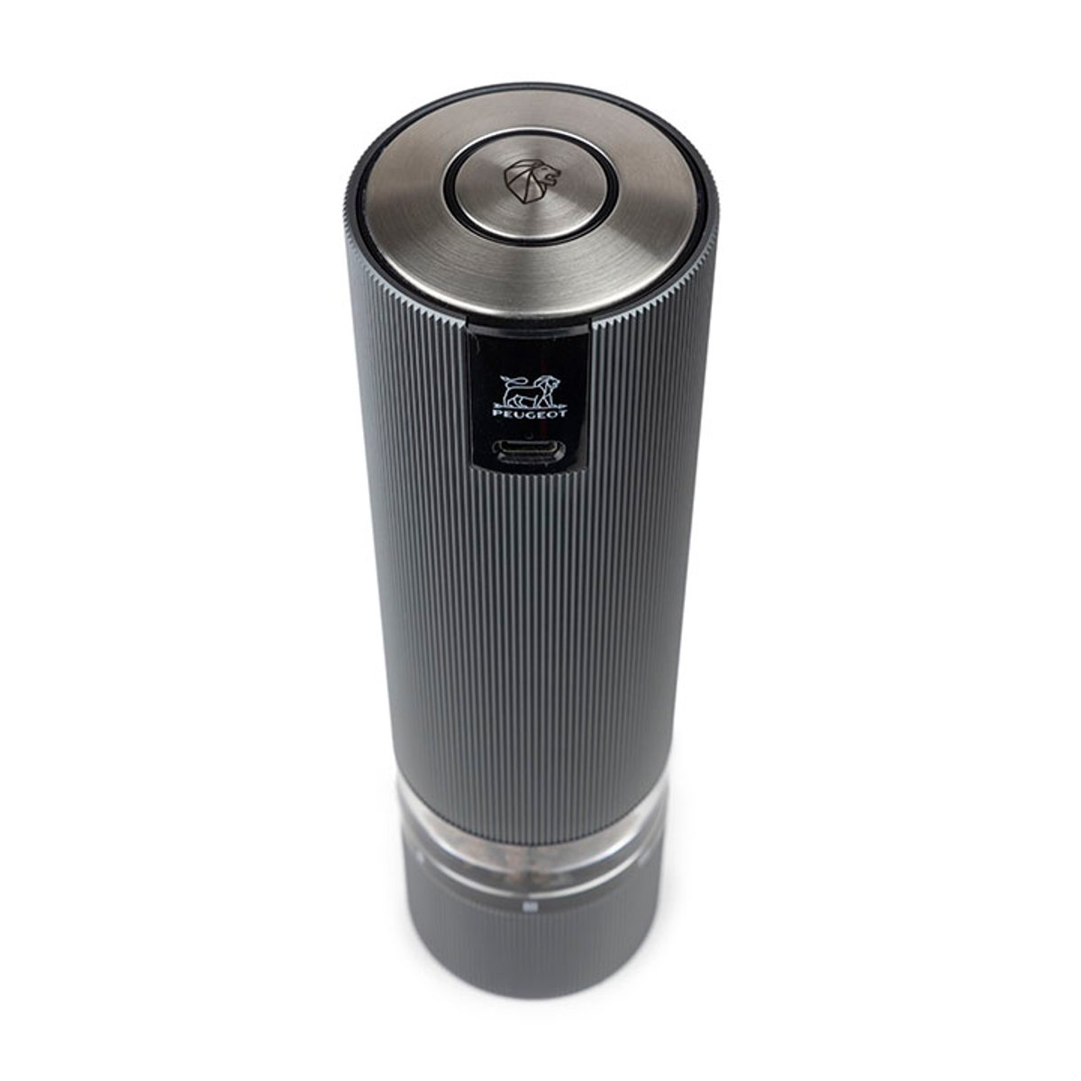 Moulin à poivre électrique rechargeable carbone, PEUGEOT