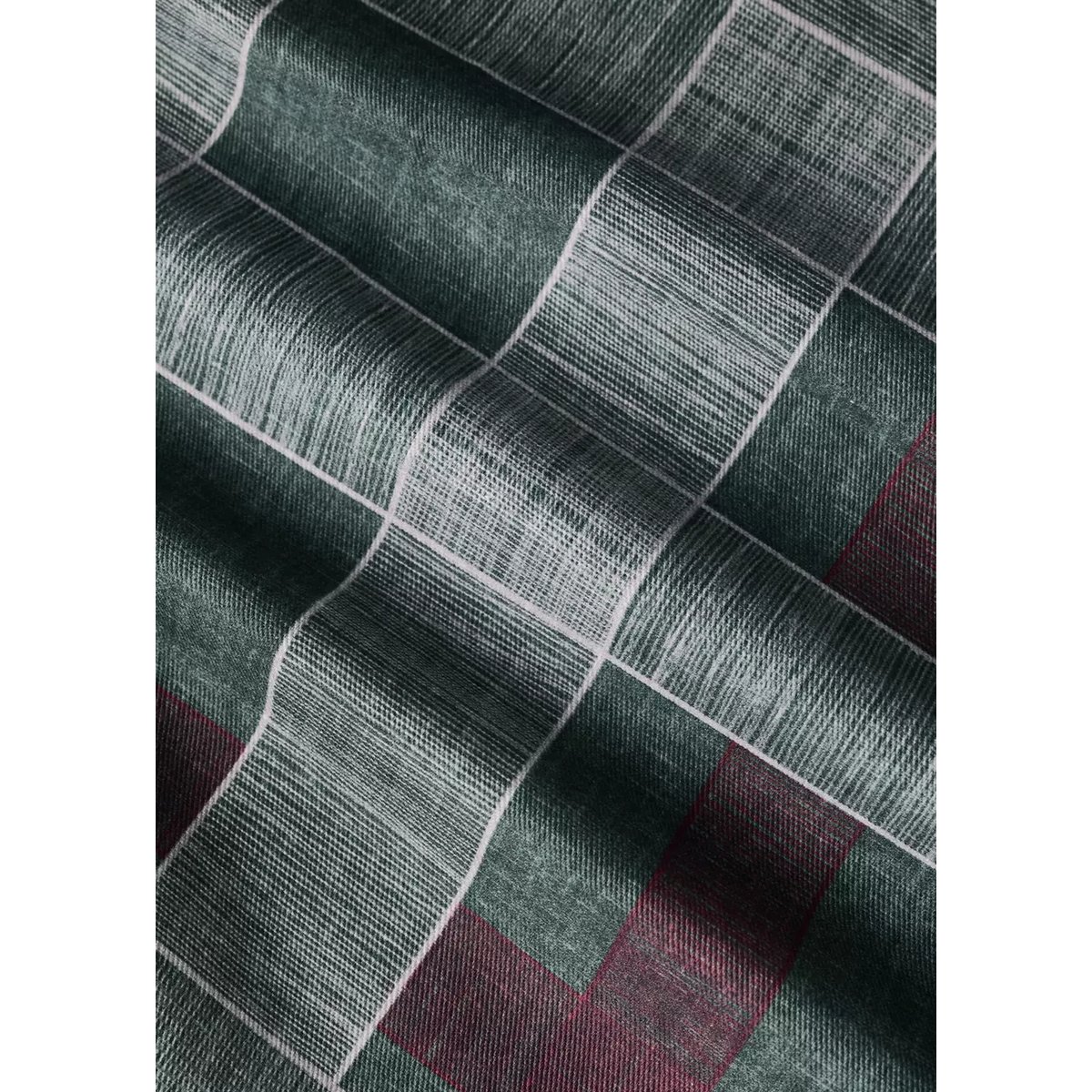 Serviette de table coton carreaux vert, MANGO HOME