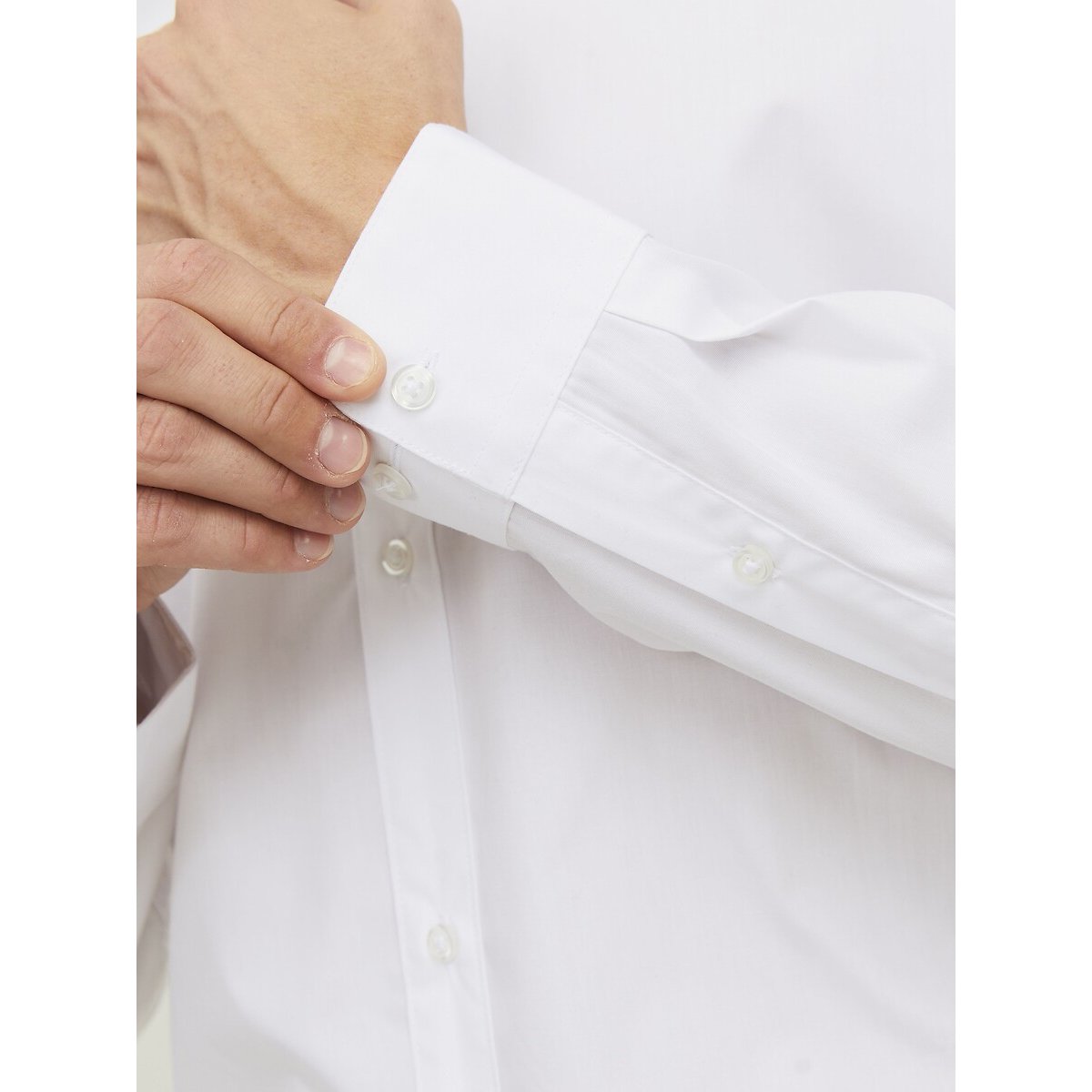 Chemise slim fit blanc, JACK & JONES