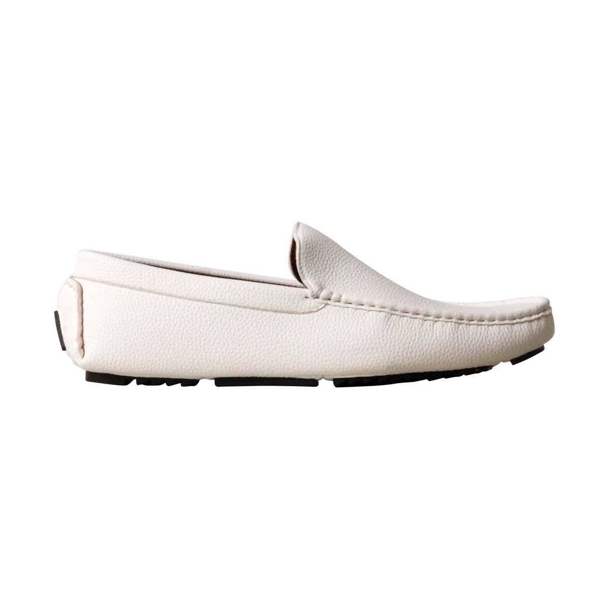 Mocassin Basse à Enfiler blanc, ENZO MARCONI