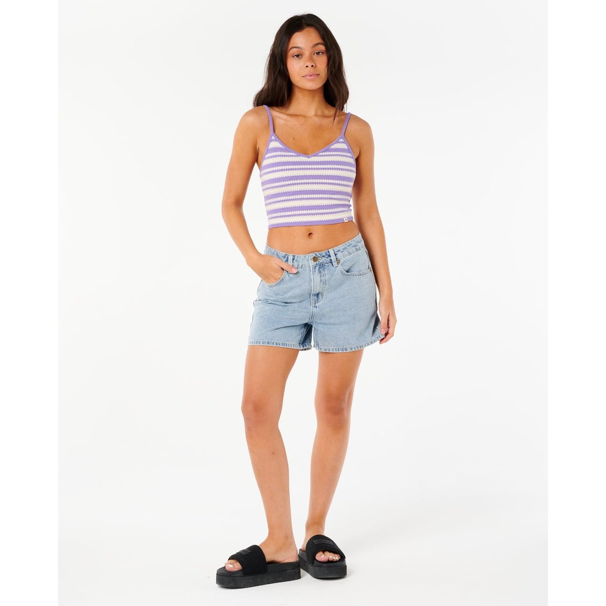 T-Shirt BOBBI STRIPE CAMI blanc/violet, RIP CURL