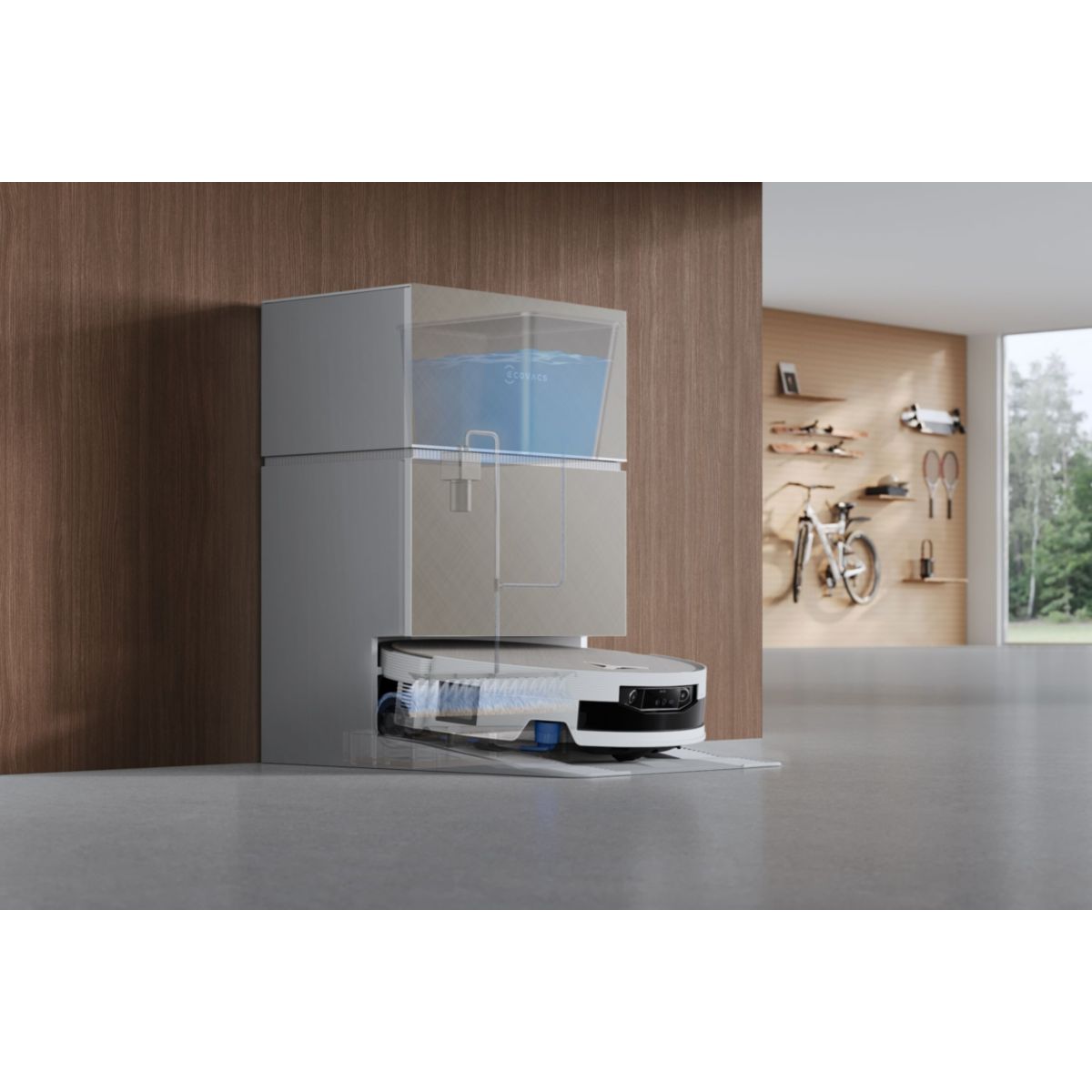 Robot Aspirateur Laveur Deebot X12 Pro Omni - vidange et séchage automatique couleur unique, ECOVACS