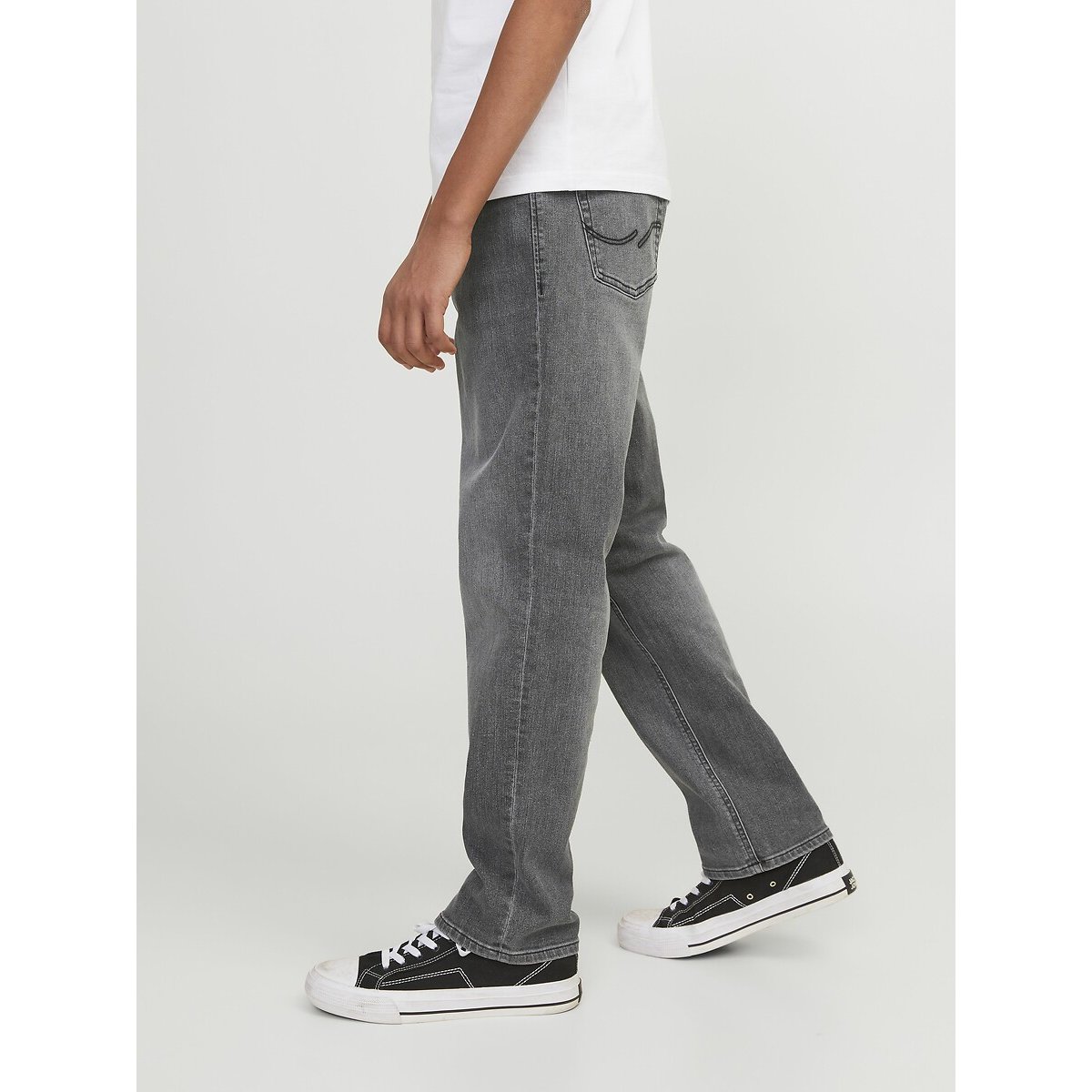Jean coupe décontractée denim gris, JACK & JONES JUNIOR