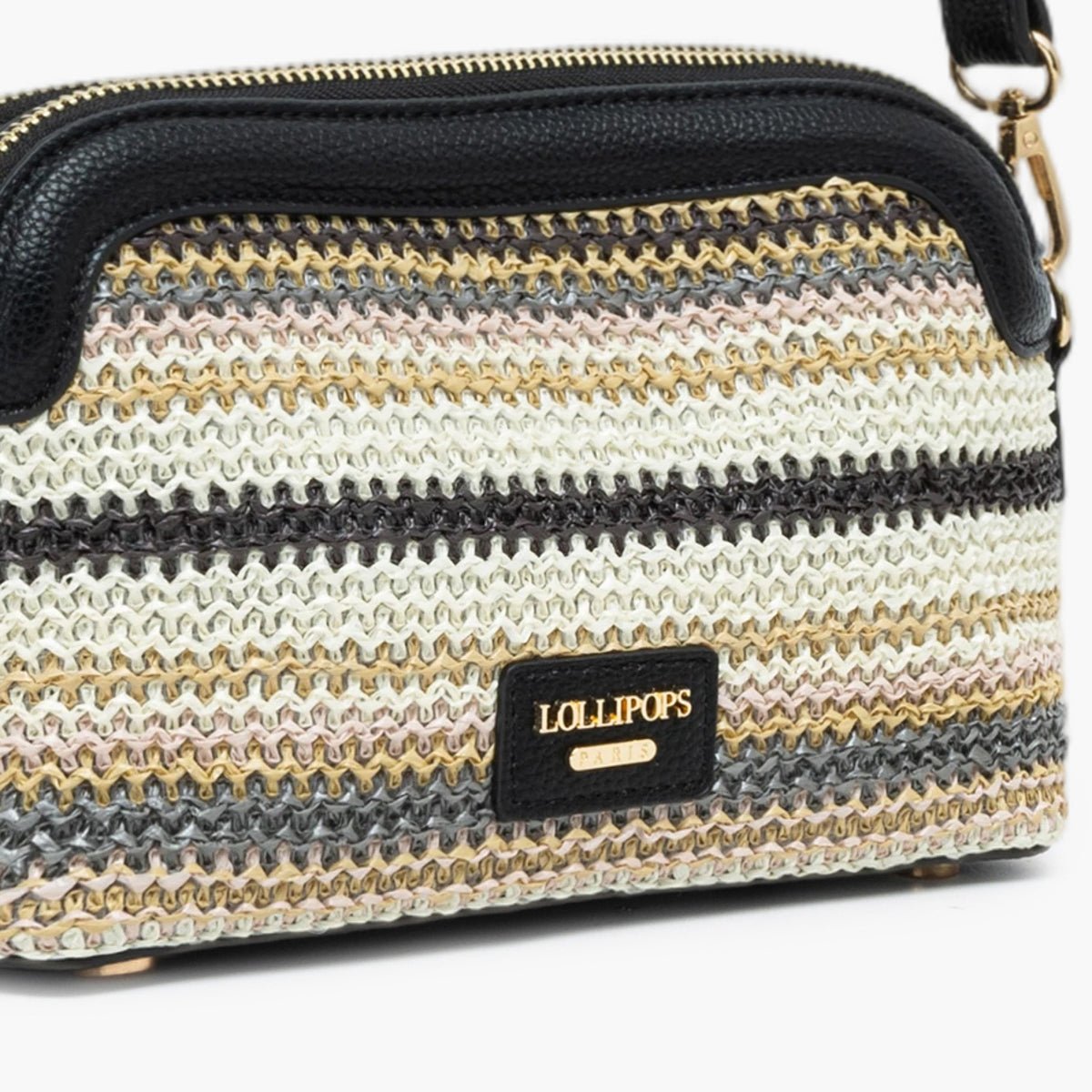 Petit sac multi poches Sartene noir, LOLLIPOPS