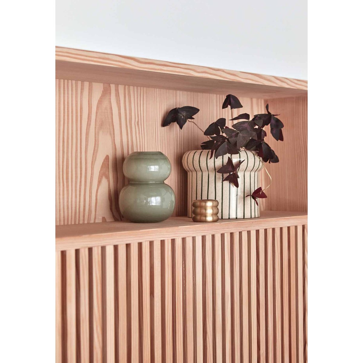 Bougeoir en laiton décoratif LIVING bronze, OYOY LIVING DESIGN