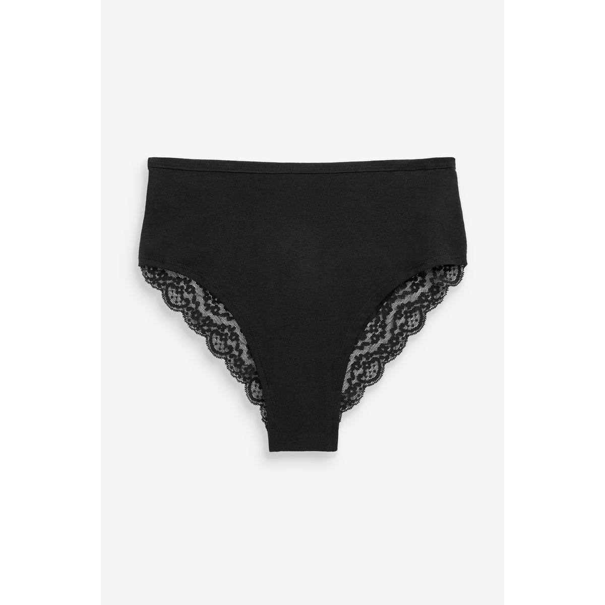 Culottes montantes échancrées, lot de 4 noir, NEXT