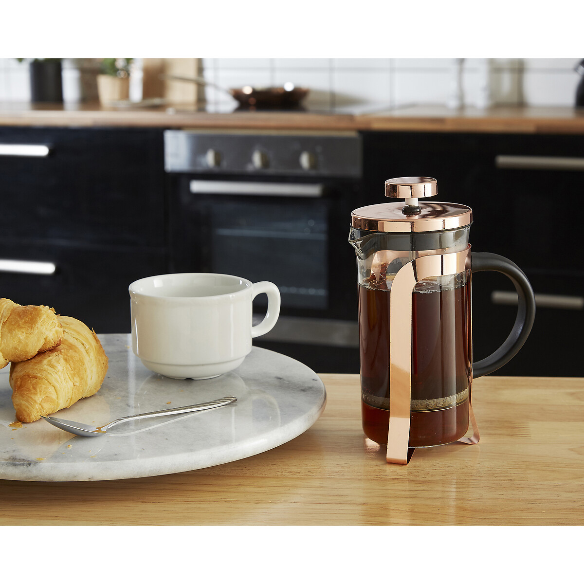 Akeala Rose Gold Cafetiere 350ml gold-coloured, SO'HOME