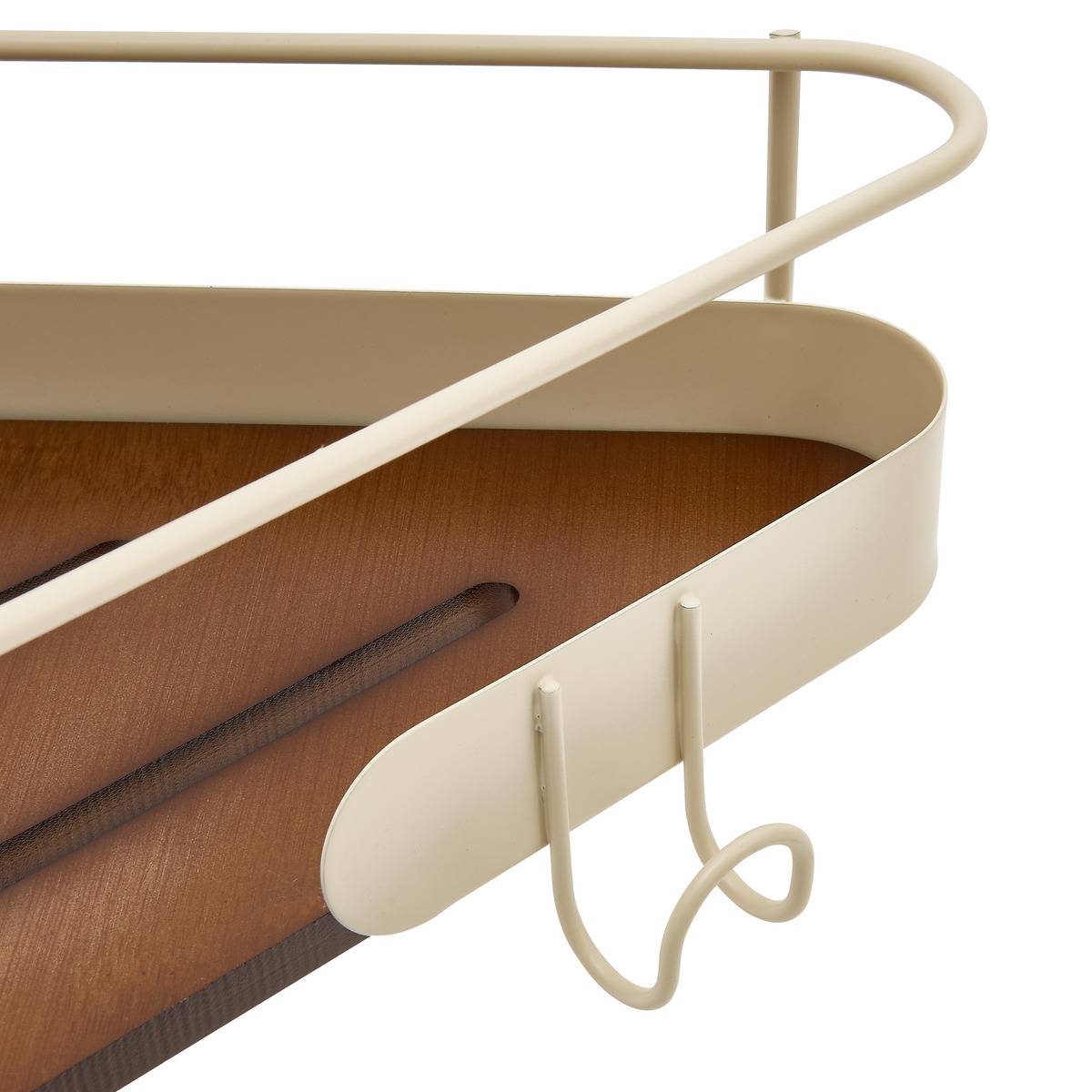 Étagère de douche télescopique angle ARGILEO beige, 5FIVE SIMPLY SMART