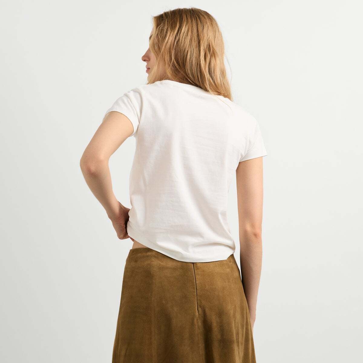 T-Shirt Avec Imprimé Graphique blanche mousse, PEPE JEANS