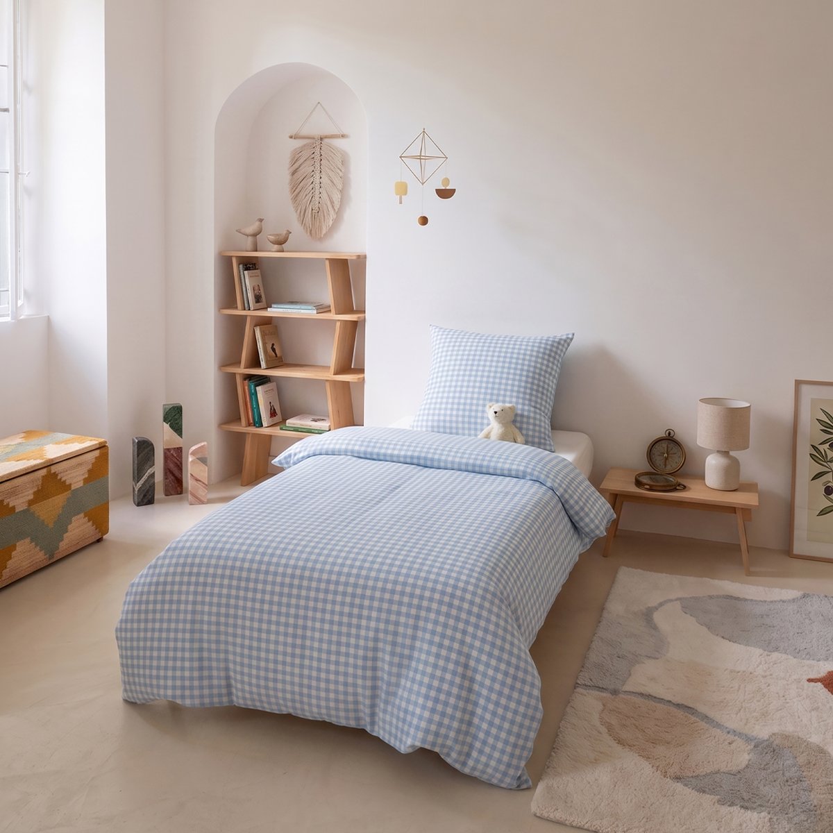 Pack housse de couette + taie(s) d'oreiller coton Vichy vichy, DODO