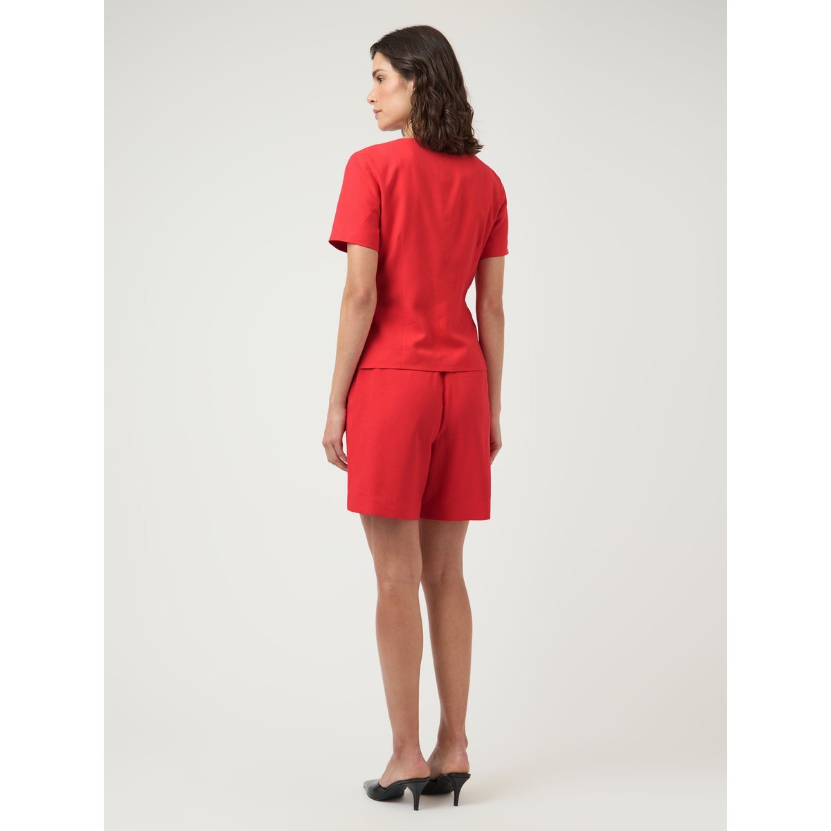 Blazer rouge - poinsettia1, YAS