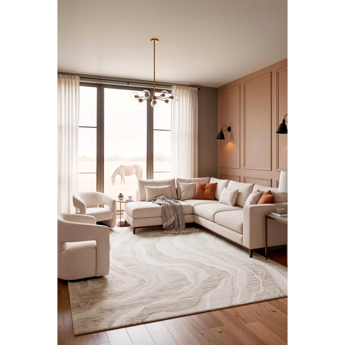 Tapis Kalio naturel, VIVARAISE