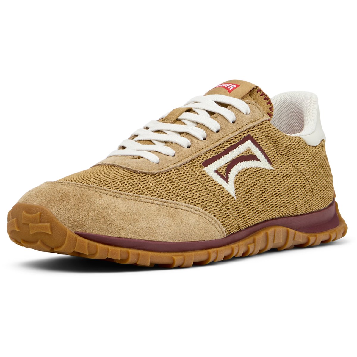 Baskets Drift Walk Cuir daim marron moyen, CAMPER