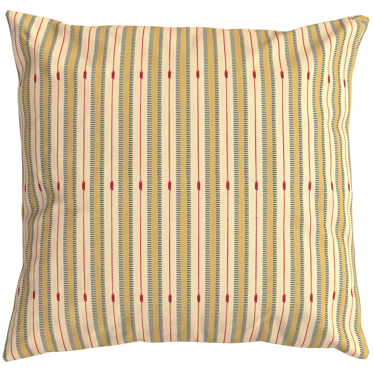 Housse de coussin extérieur VICTOR jaune, VENT DE BOHÈME