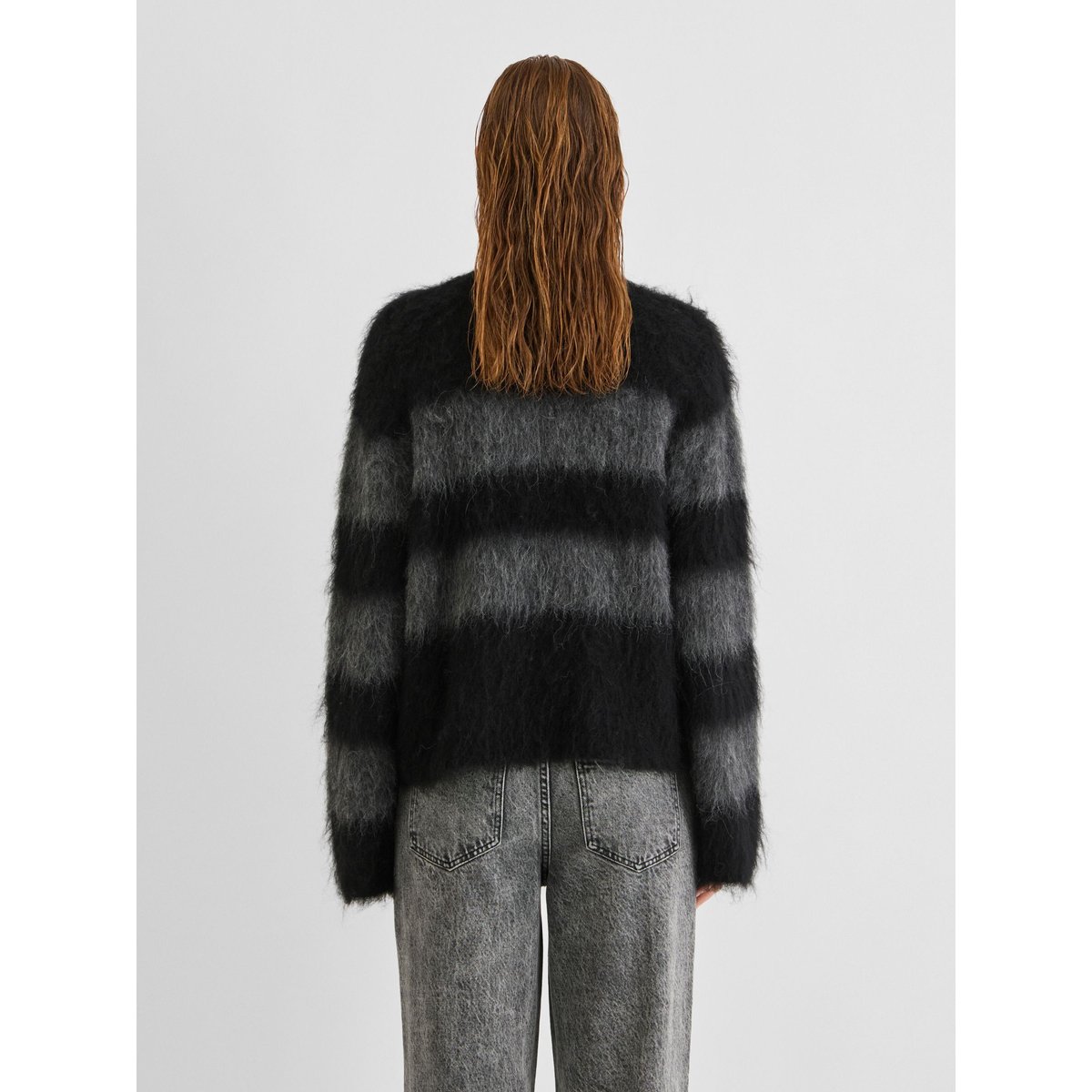 Pull En Maille bleu - meteorite1, ROUGE EDIT