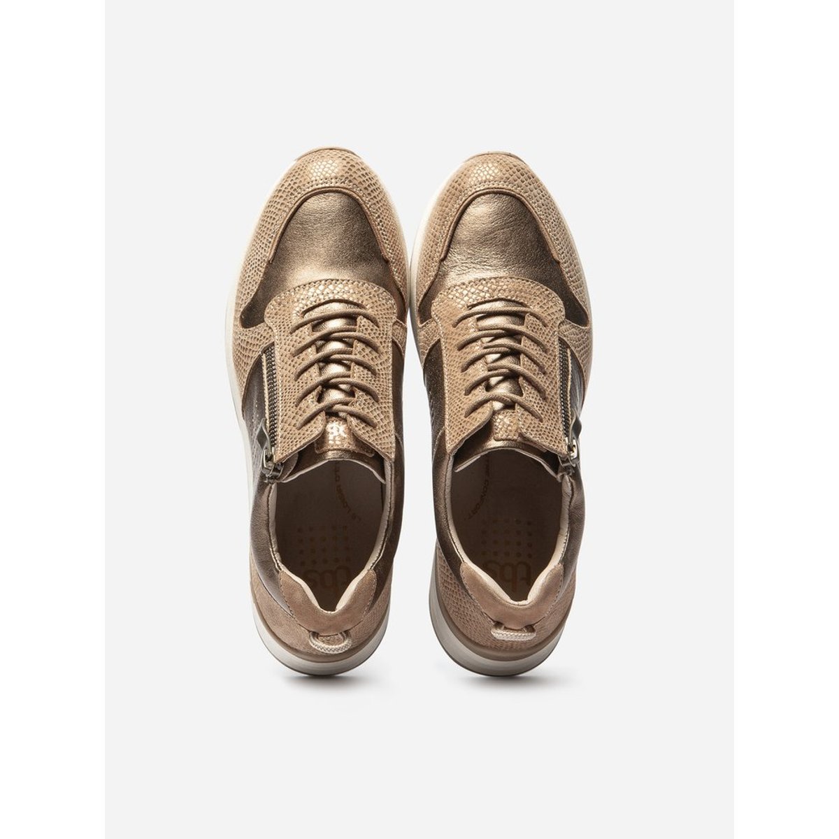 Baskets zippées TAMIZIP bronze, TBS