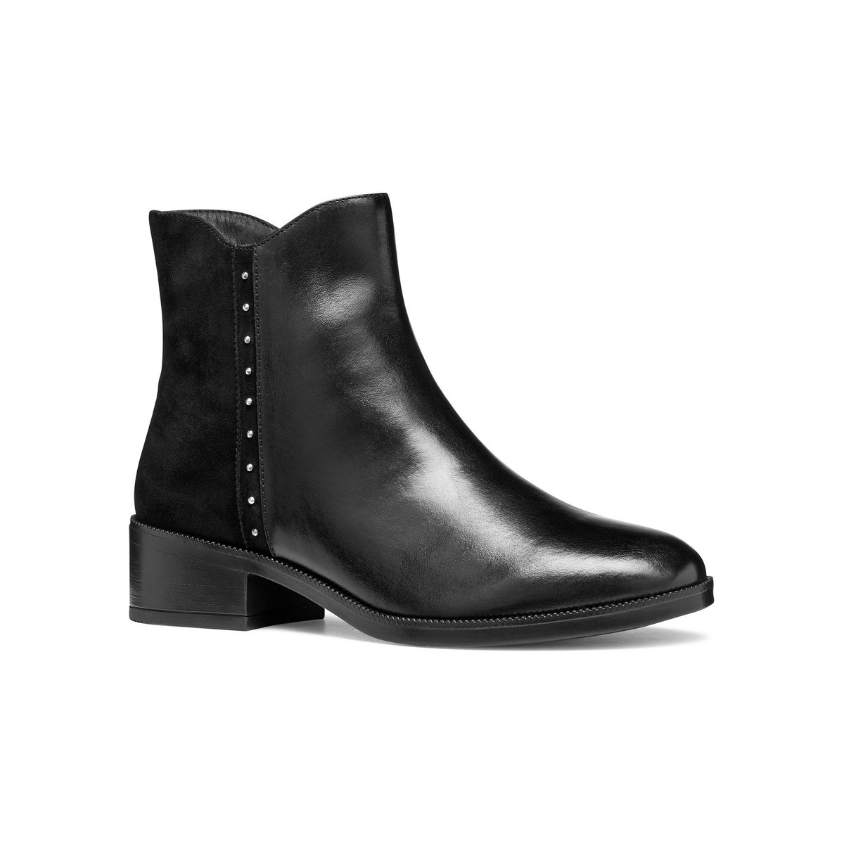 Bottines en cuir, CAMEXIA noir, GEOX