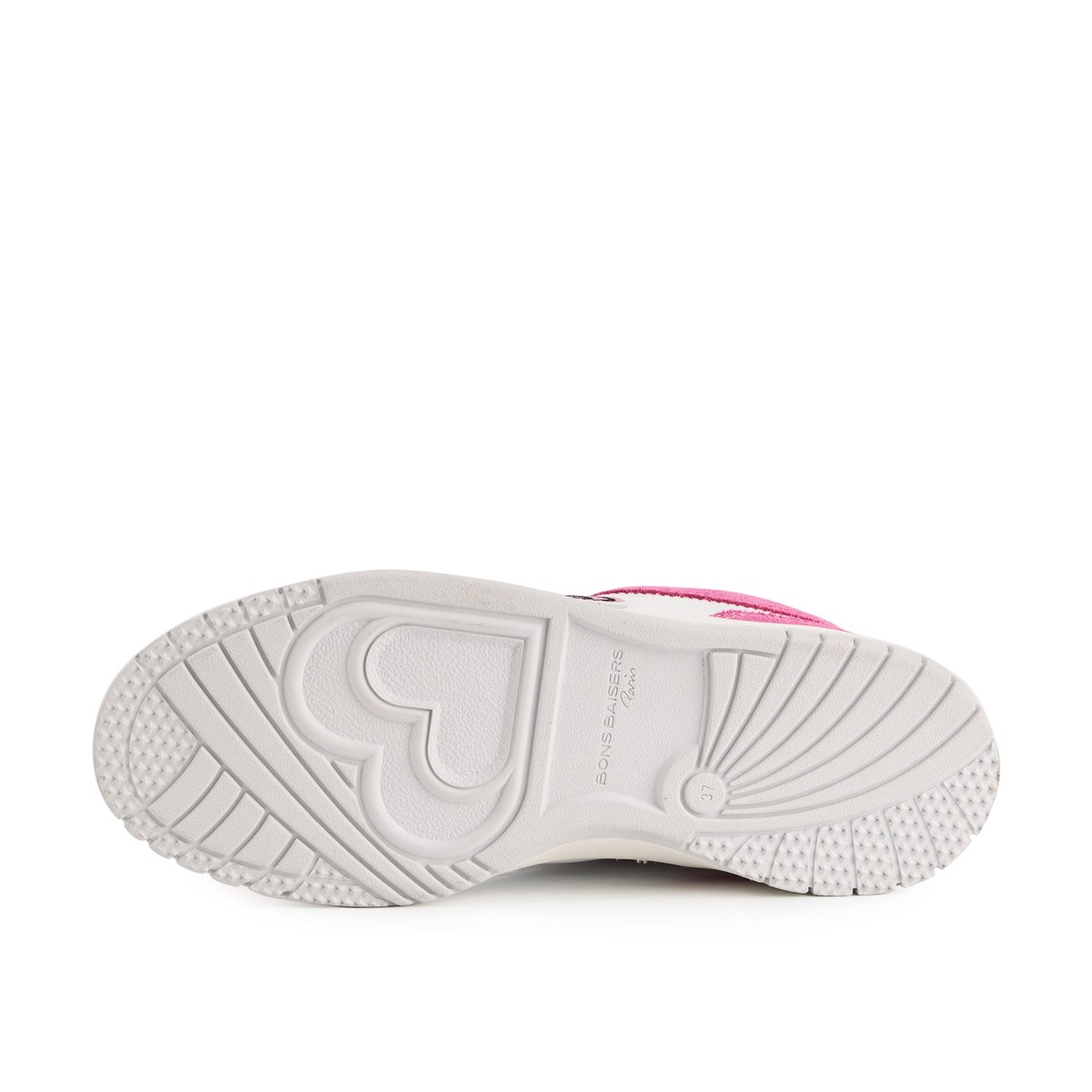 Baskets En Cuir Serena rose, BONS BAISERS