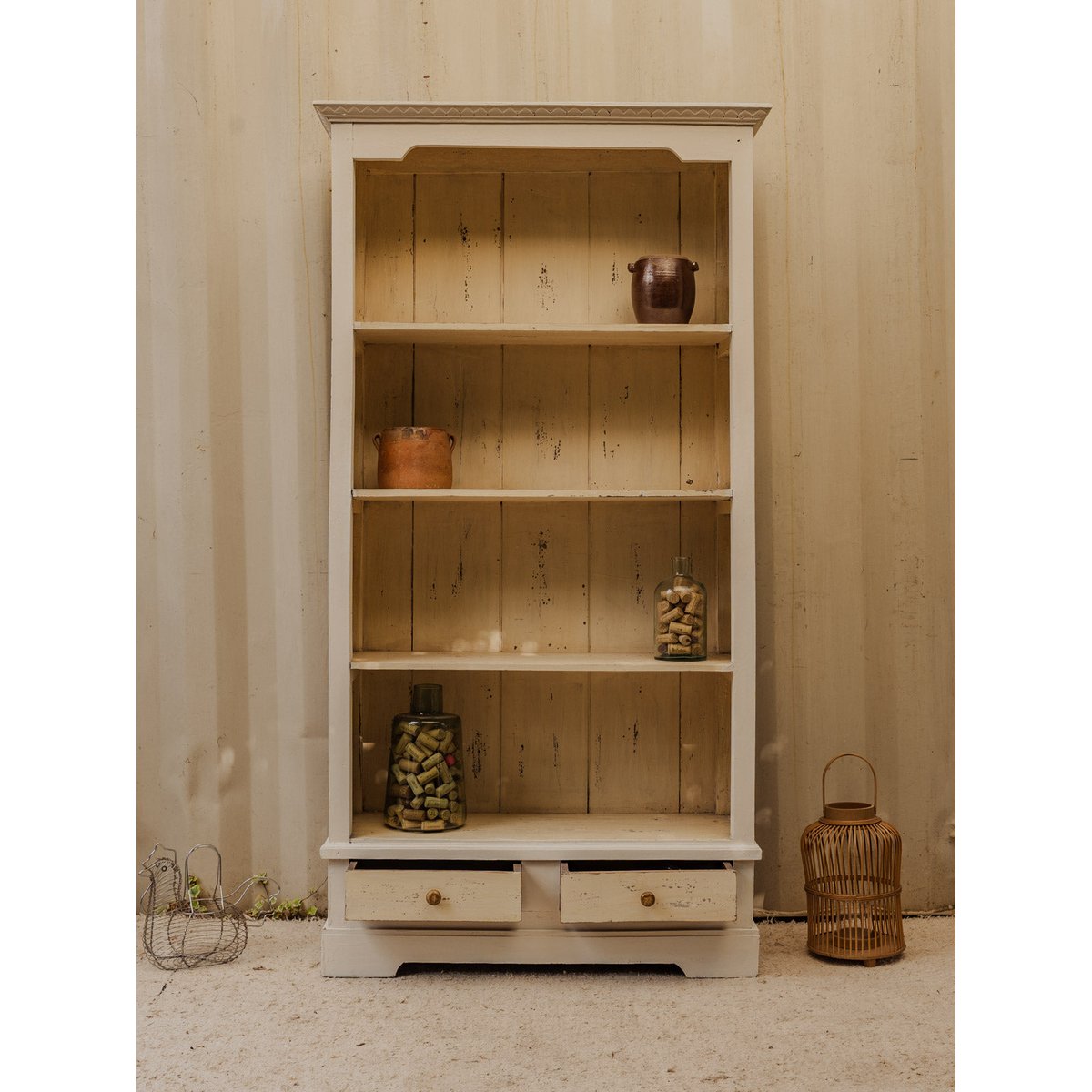 Vaisselier en bois blanc Maximilien N°395 - Bon état blanc, DEBONGOUT