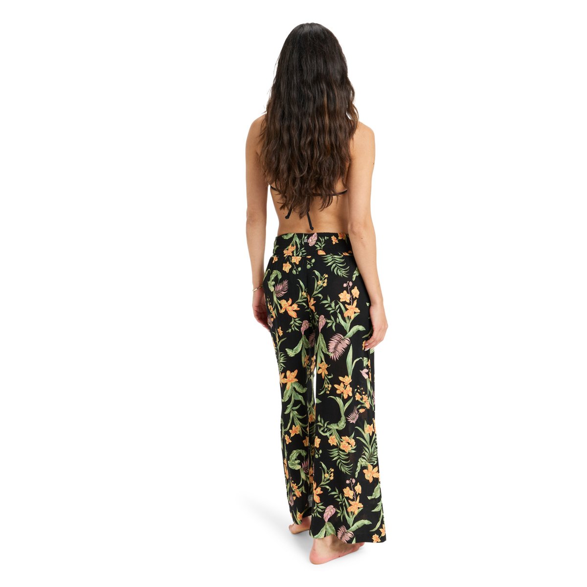 Pantalon léger ALONG THE BEACH. noir anthracite island escape, ROXY