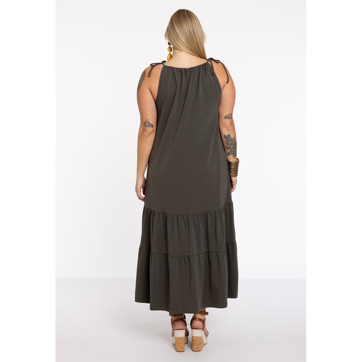 Robe sans manches vert clair, YOEK