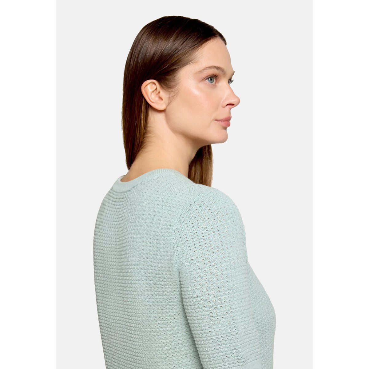 Pull-over en maille avec structure gray mist, BETTY BARCLAY