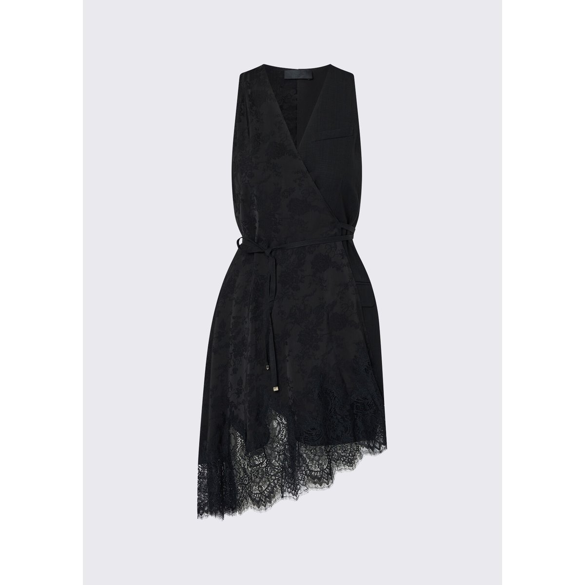 Robe courte en jacquard noir, LIU JO