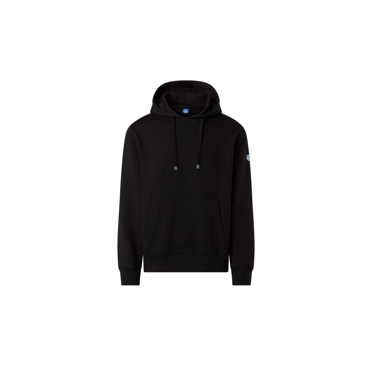 Sweat à capuche avec côtes latérales noir, NORTH SAILS